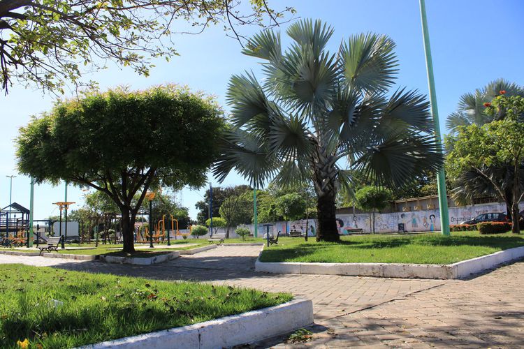 Praça Mary de Pinho passa por reforma