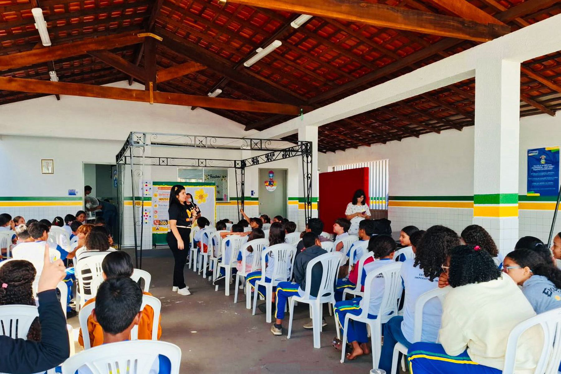 SEMED integra ações do Maio Laranja com atividades de prevenção nas escolas