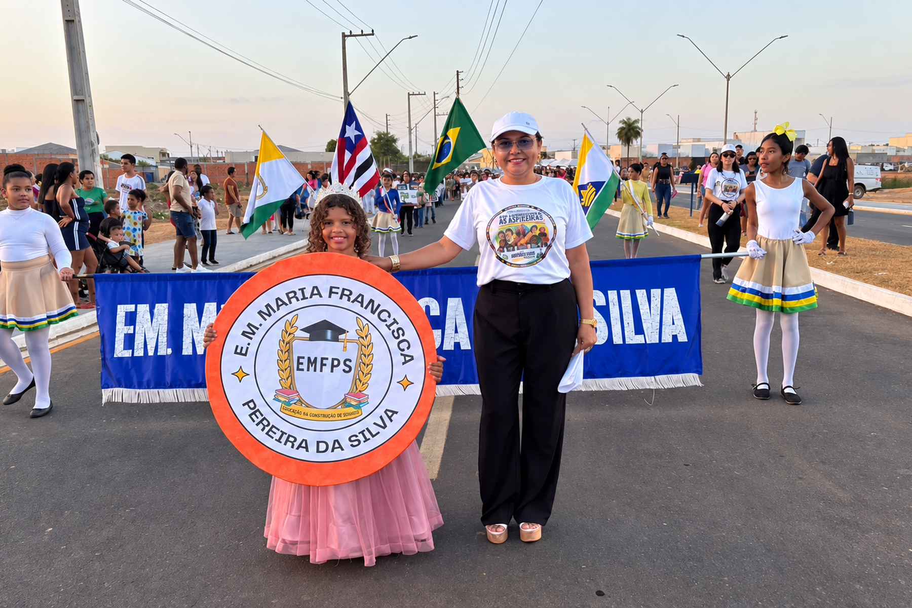 Rede Municipal de Ensino de Imperatriz realiza primeiro desfile da Semana da Pátria 2026