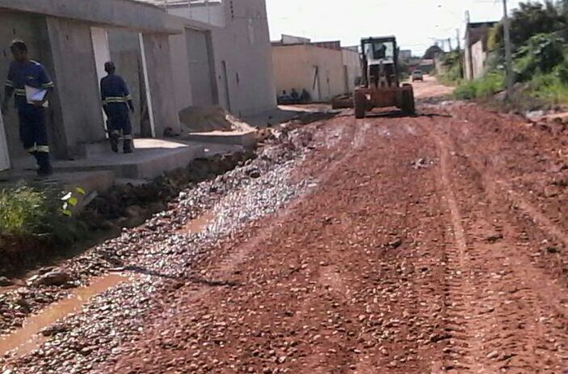 Melhoria da Rua da Paz, entre as ruas Tamandaré e Projetada, Jardim Oriental.