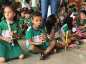 Cerca de 300 crianças da Educação Infantil participaram de apresentações culturais
