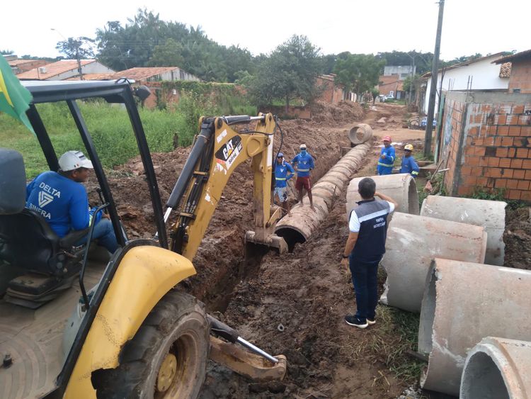 Obra De Drenagem Profunda Avança Na Rua Do Alecrim Na Vila Jk Portal