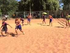 Escolas da zona rural disputam final do beach soccer