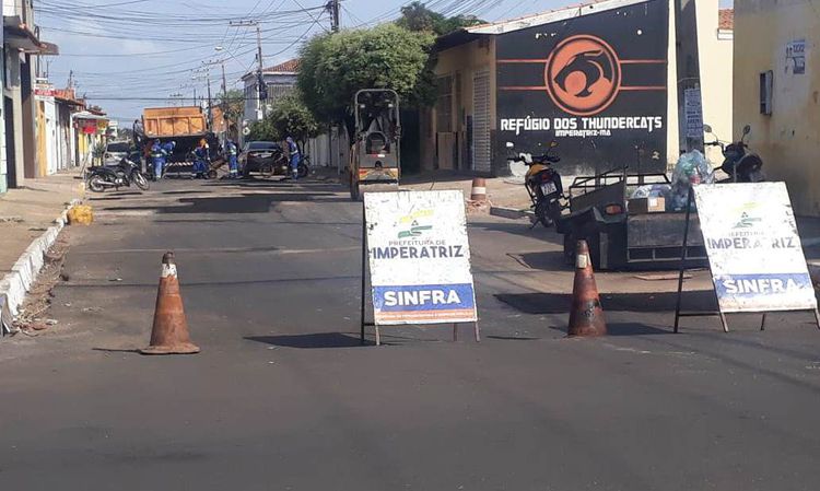 Prefeitura intensifica recuperação asfáltica de ruas e avenidas dos bairros de Imperatriz