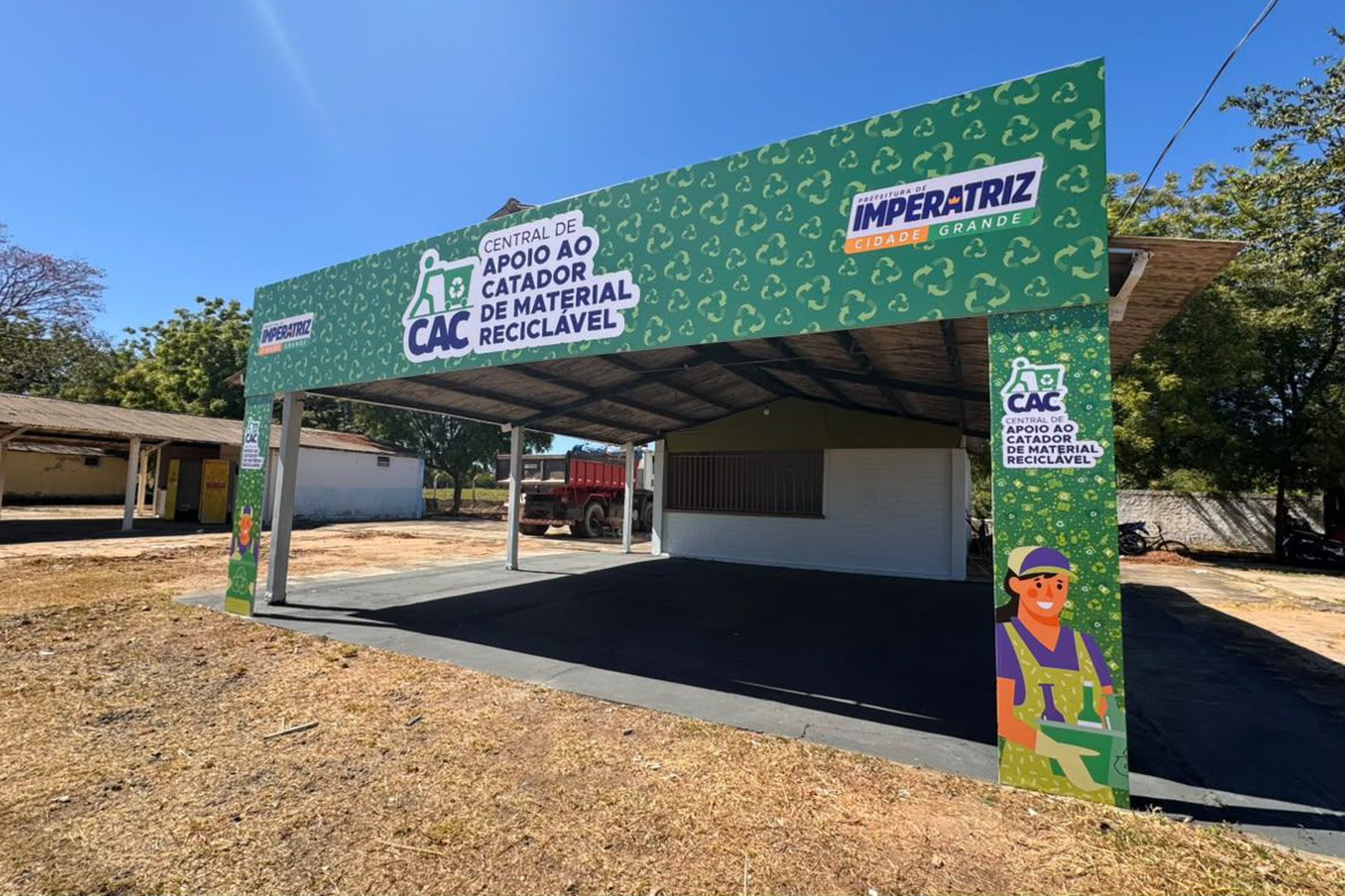 Prefeitura instala Central de Apoio para catadores durante a 56ª Expoimp
