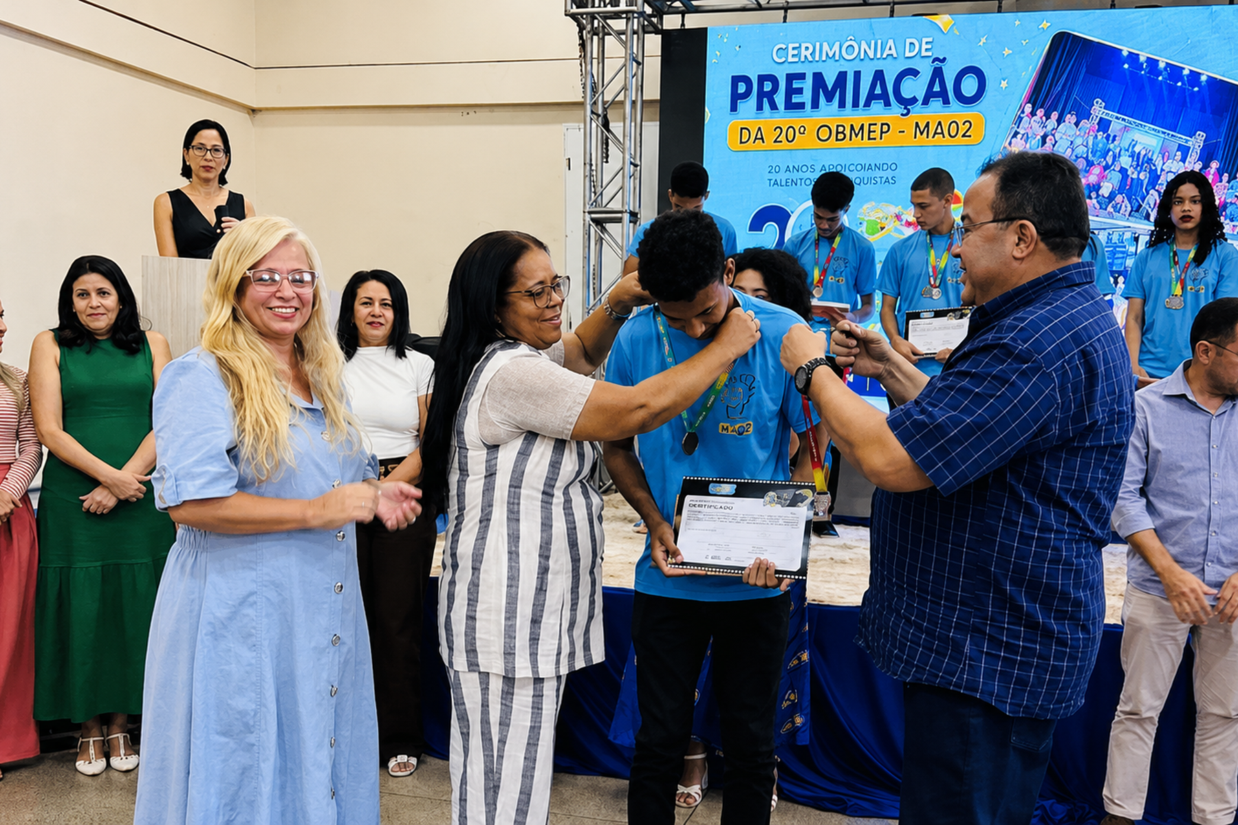 Estudantes da Rede Municipal de Ensino de Imperatriz são reconhecidos na Premiação Regional da OBMEP