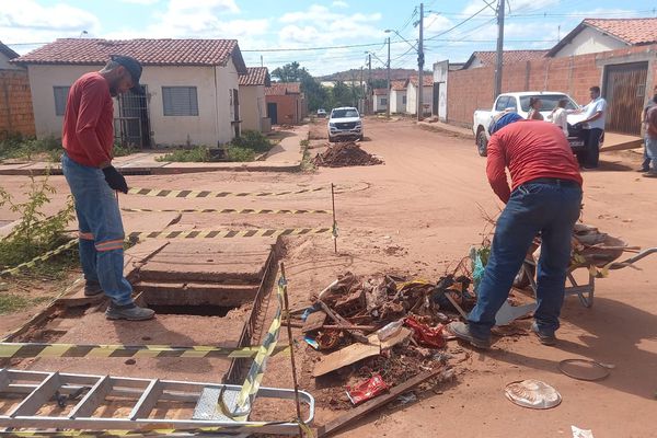 Obras de recuperação de drenagens e esgoto começam no residencial Teotônio Vilela