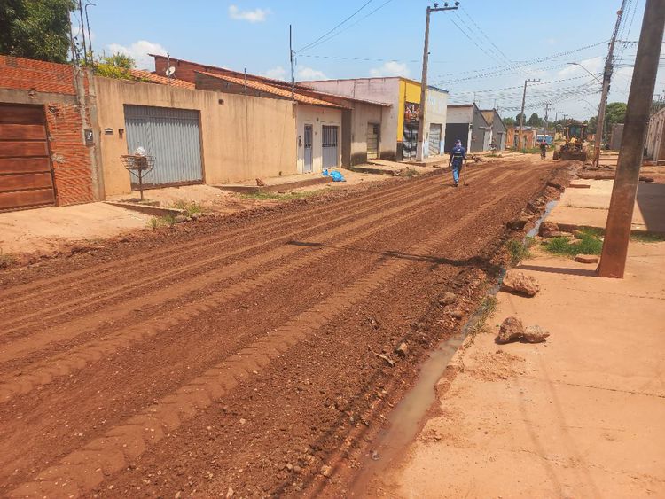 Serviço realizado no Parque Alvorada I elimina transtornos na Avenida Estocolmo