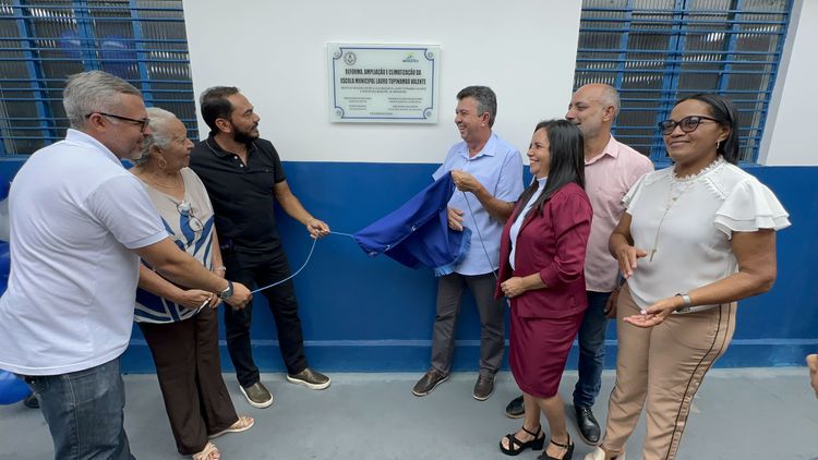 Prefeitura e Maçonaria revitalizam Escola Municipal Lauro Tupinambá Valente