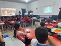 Palestra na Escola Municipal Darcy Ribeiro, no Bairro São José