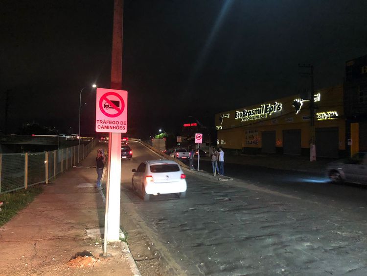 Setran proíbe tráfego de caminhões no viaduto no Entroncamento