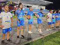 Uniformizados e cheios de energia, os alunos da rede municipal de ensino demonstram que esporte e educação caminham lado a lado.