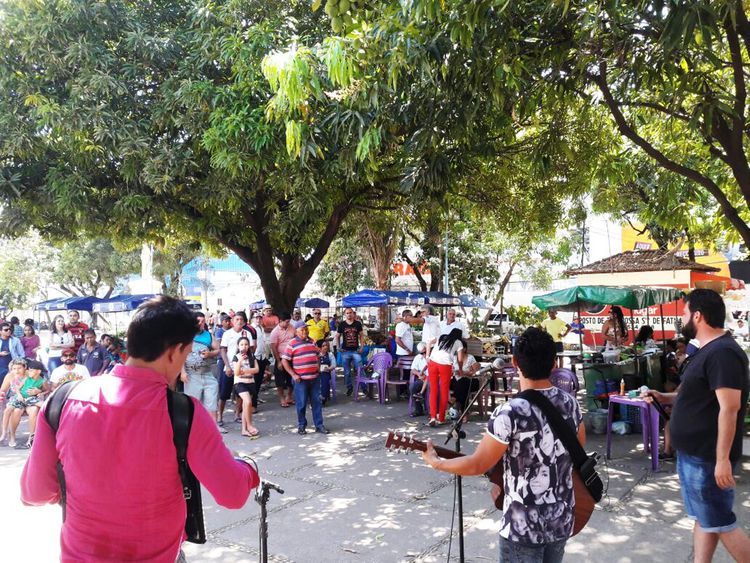Praça de Fátima recebe projeto “Abrindo Mercado”