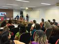 Contou com a presença da professora Ana Maria, presidente do Conselho da Mulher.