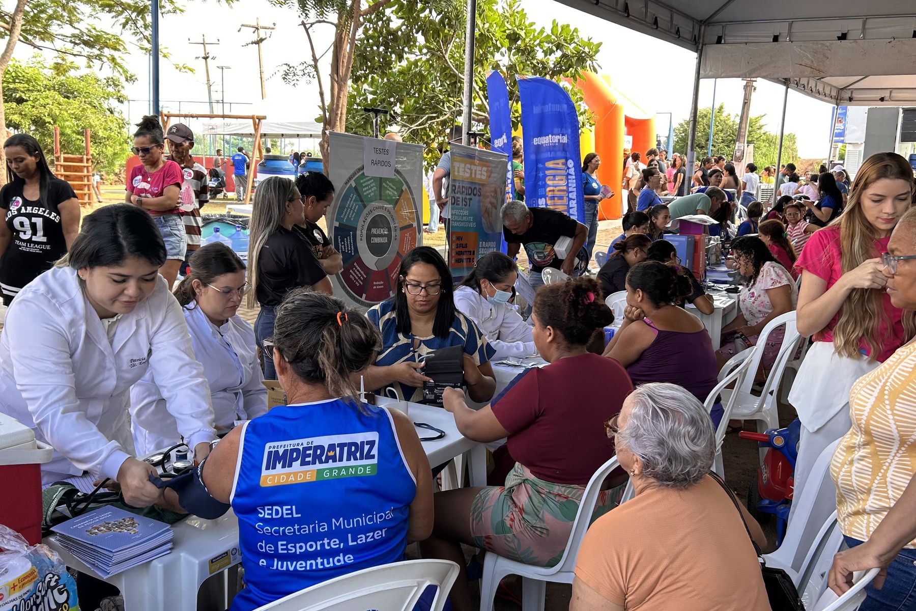 Ação “Prefs por Elas” leva serviços públicos e atividades para mulheres no bairro Itamar Guará