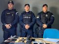 Materiais apreendidos pela Guarda Municipal de Imperatriz durante a operação no bairro: arma de fogo, drogas, dinheiro, celulares e tablets.