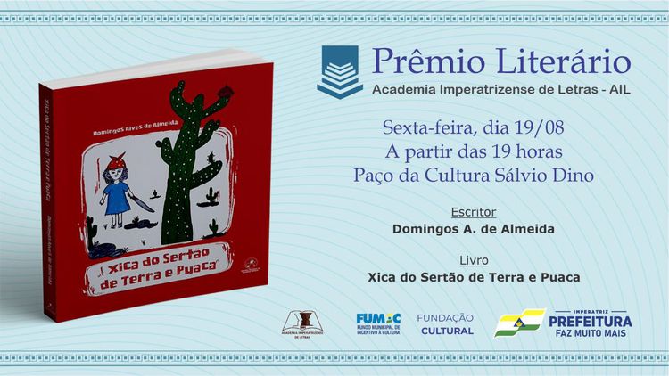 Prefeitura realiza entrega do Prêmio Literário da Academia Imperatrizense de Letras - 2021
