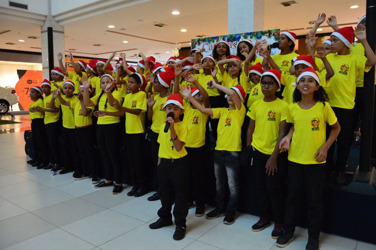 Crianças do projeto Agentes de Trânsito Mirim participam de Cantata de Natal