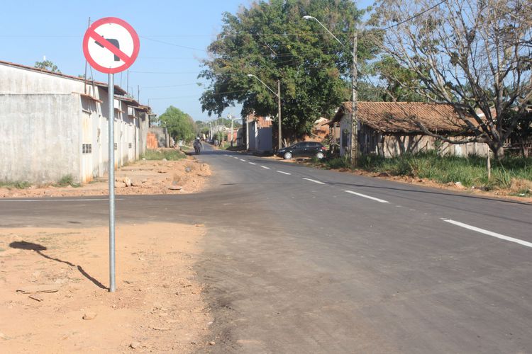 Após asfalto, Prefeitura de Imperatriz sinaliza ruas da Vila Ipiranga