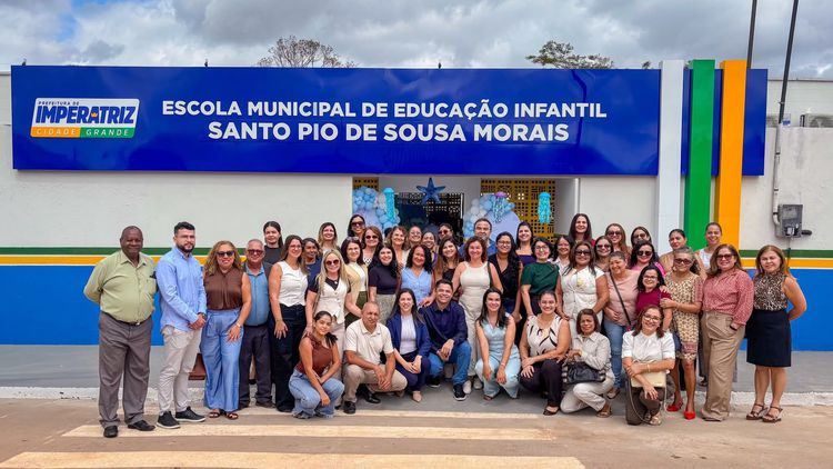Após mais de 10 anos de espera, Escola Municipal de Educação Infantil Santo Pio de Sousa Morais é inaugurada no Residencial Itamar Guará