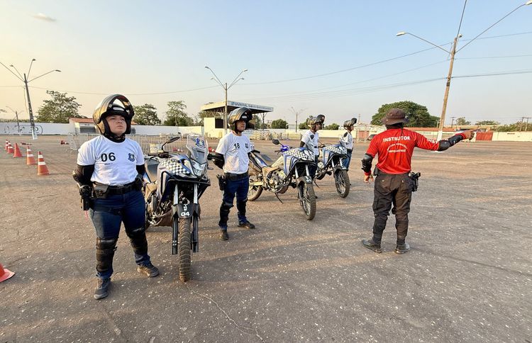 Futuros guardas municipais de Imperatriz participam de instrução de Noções de Motopatrulhamento