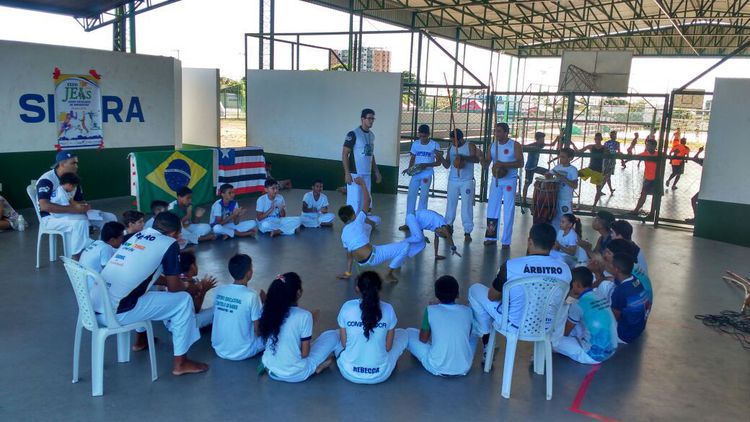 Capoeira é realizada no XXXVI Jogos Escolares