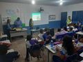 Palestra na Escola Municipal Manoel Ribeiro, no Povoado Centro Novo