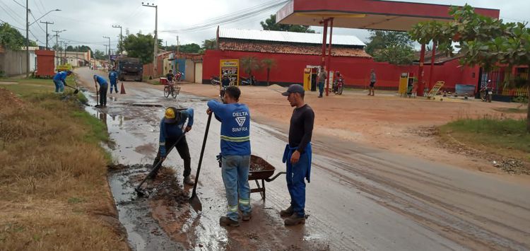 Obras de drenagens e terraplenagens avançam nos bairros de Imperatriz