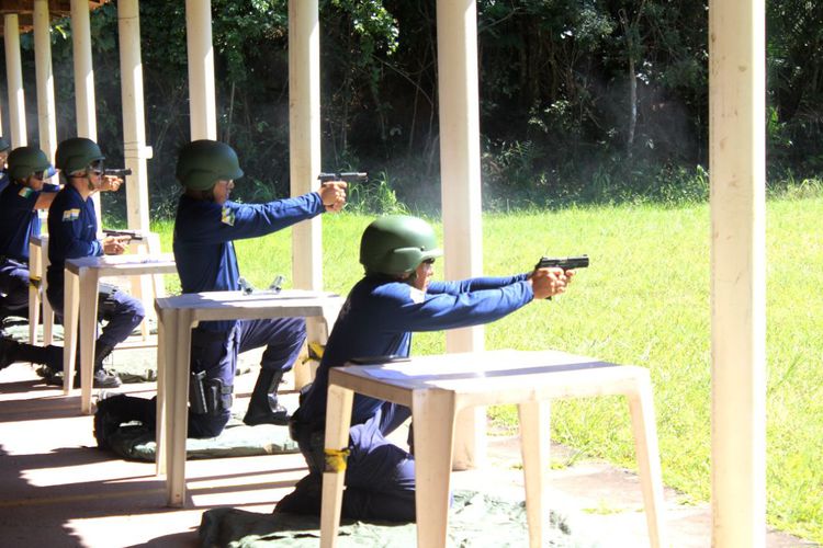 Guarda Municipal participa de capacitação teórica e prática com armas de fogo