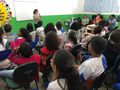 Equipe da Vigiliancia Sanitária em palestra na Escola Castro Alves I