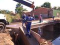 Avança obra de conclusão da ponte de concreto da Rua Marechal Rondon, Vila Redenção