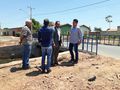 Prefeito Assis Ramos e o vice Alex Rocha vistoriam obras nos bairros Ouro Verde, Santa Rita e Conjunto Vitória