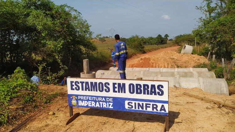 Rede de drenagem melhora acesso ao povoado Angical