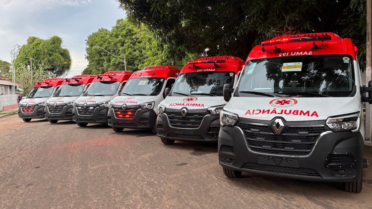 Seis novas ambulâncias chegam para fortalecer o atendimento do SAMU em Imperatriz