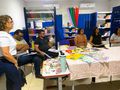 Professores da zona rural participaram de oficina do Clube de Letramento Literário e Corporeidade, com narrativas pessoais ilustradas com recortes.