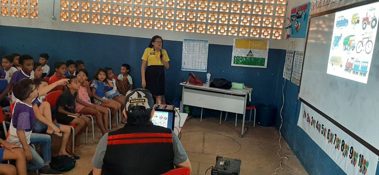 Palestra “Cidadania e Trânsito Seguro” conscientiza alunos da Escola Vital Brasil