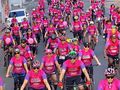 4º Pedal Solidário Outubro Rosa teve como foco a arrecadação de alimentos, destinados a instituições que apoiam pacientes em tratamento oncológico.