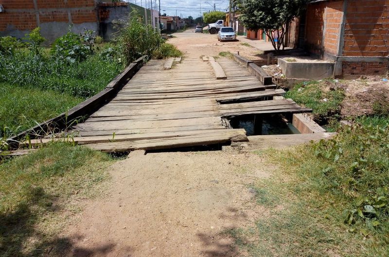 Sinfra construirá ponte de concreto na Rua Marechal Rondon, na Vila Redenção