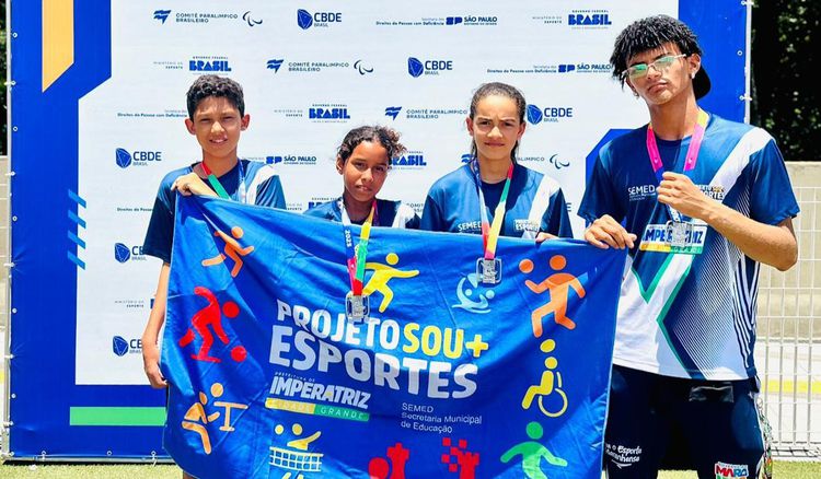 Alunos da Rede Municipal de Ensino conquistam medalhas nas Paralimpíadas Escolares Brasileiras