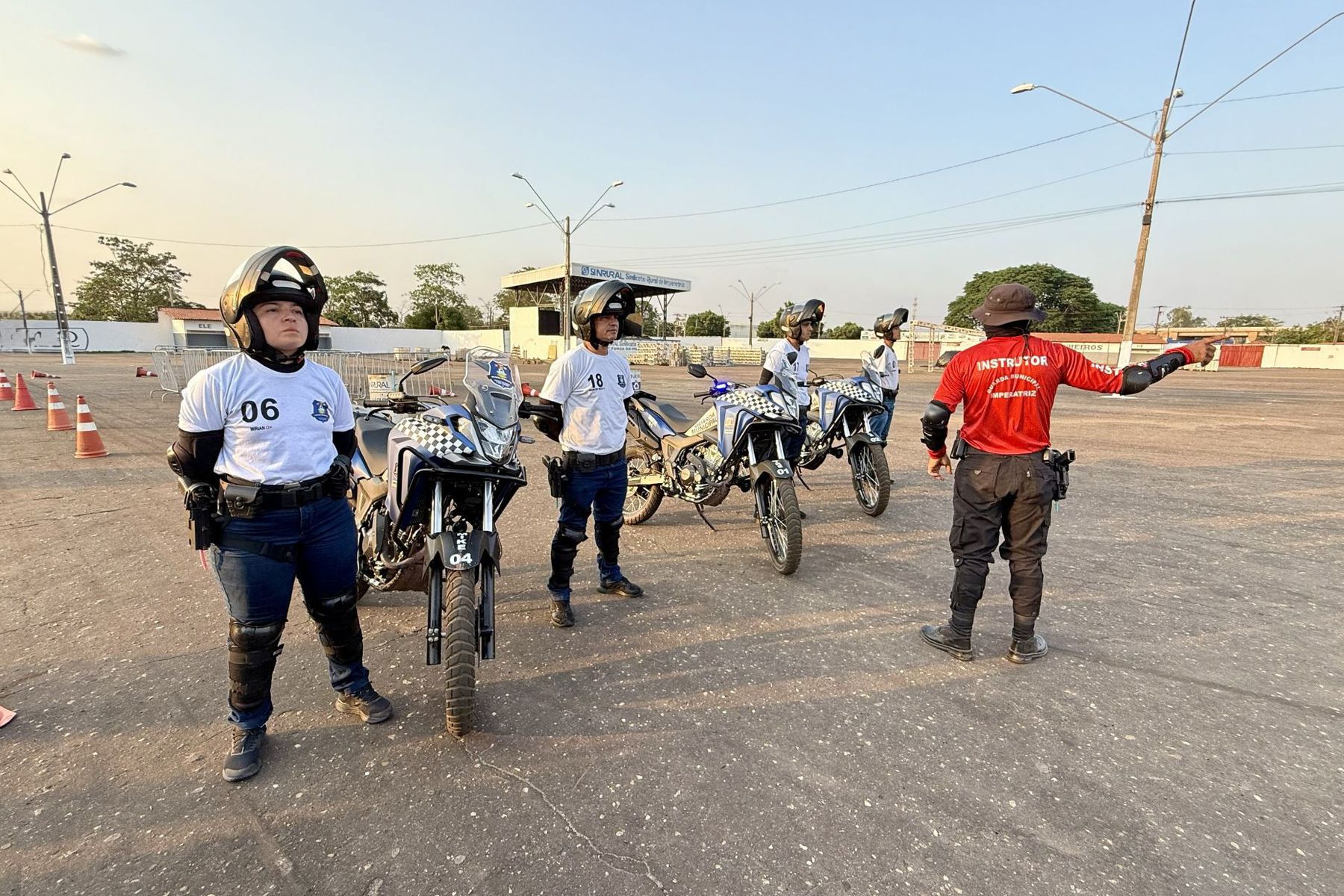 Futuros guardas municipais de Imperatriz participam de instrução de Noções de Motopatrulhamento