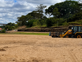 Equipes da Defesa Civil realizaram serviços de demarcação e dragagem das áreas de banho, terraplanagem e instalação das barracas.