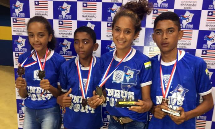 Escola da zona rural de Imperatriz é atual campeã de dama do Campeonato Escolar Maranhense