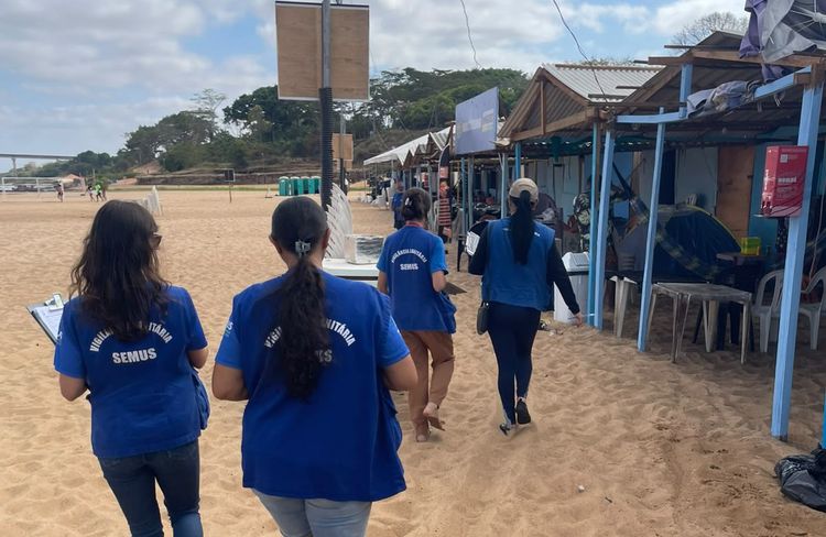Vigilância Sanitária realiza ações de fiscalização e educação nas praias de Imperatriz