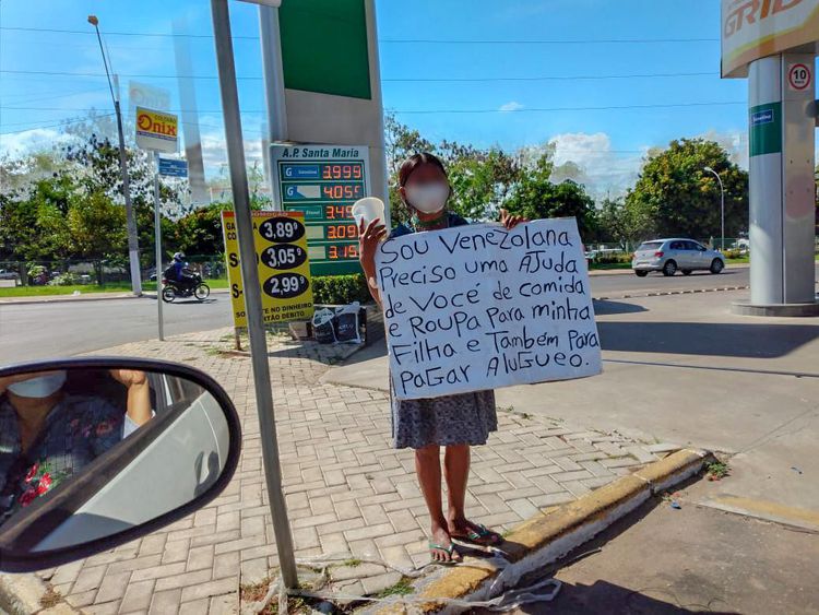 Sedes orienta população a não dar dinheiro aos venezuelanos nas ruas