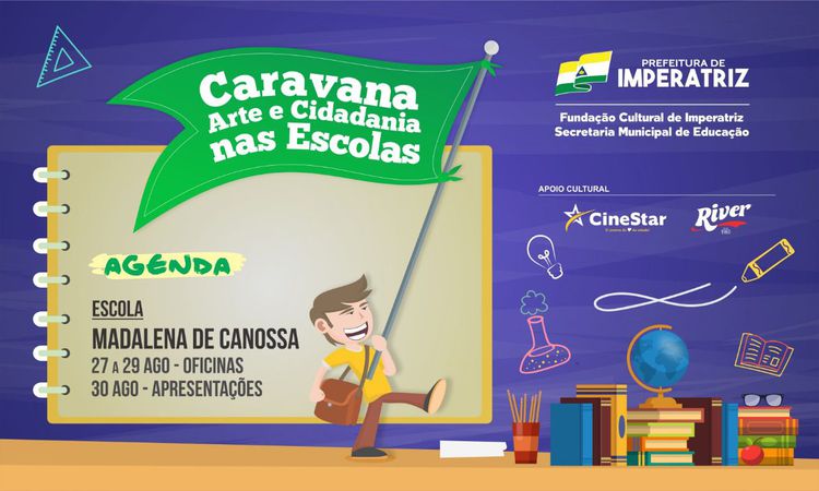 Madalena de Canossa recebe Caravana Arte e Cidadania nas Escolas
