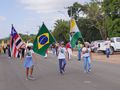 Desfile cívico reúne escolas da zona rural e mostra o talento e a dedicação das crianças e estudantes do Polo Estrada do Arroz.