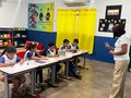 A Escola Municipal de Educação Bilíngue para Surdos Professor Telasco Pereira Filho realiza uma vasta programação durante a Semana, com palestras, dinâmicas, teatros, e coreografia com os alunos.