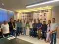 Momentos das tratativas entre secretários municipais e dirigentes da Associação Comercial