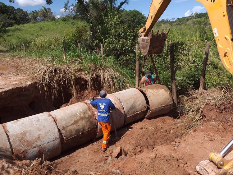 Equipes recuperam estrada que liga os povoados Lagoa Verde a Açaizal dos Pernambucanos