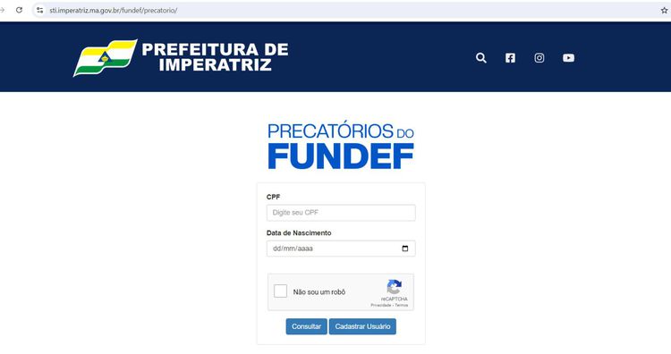 Consulta dos beneficiários do Precatório do Fundef pode ser feita no site